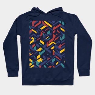 Colorful Geometric Pattern Hoodie